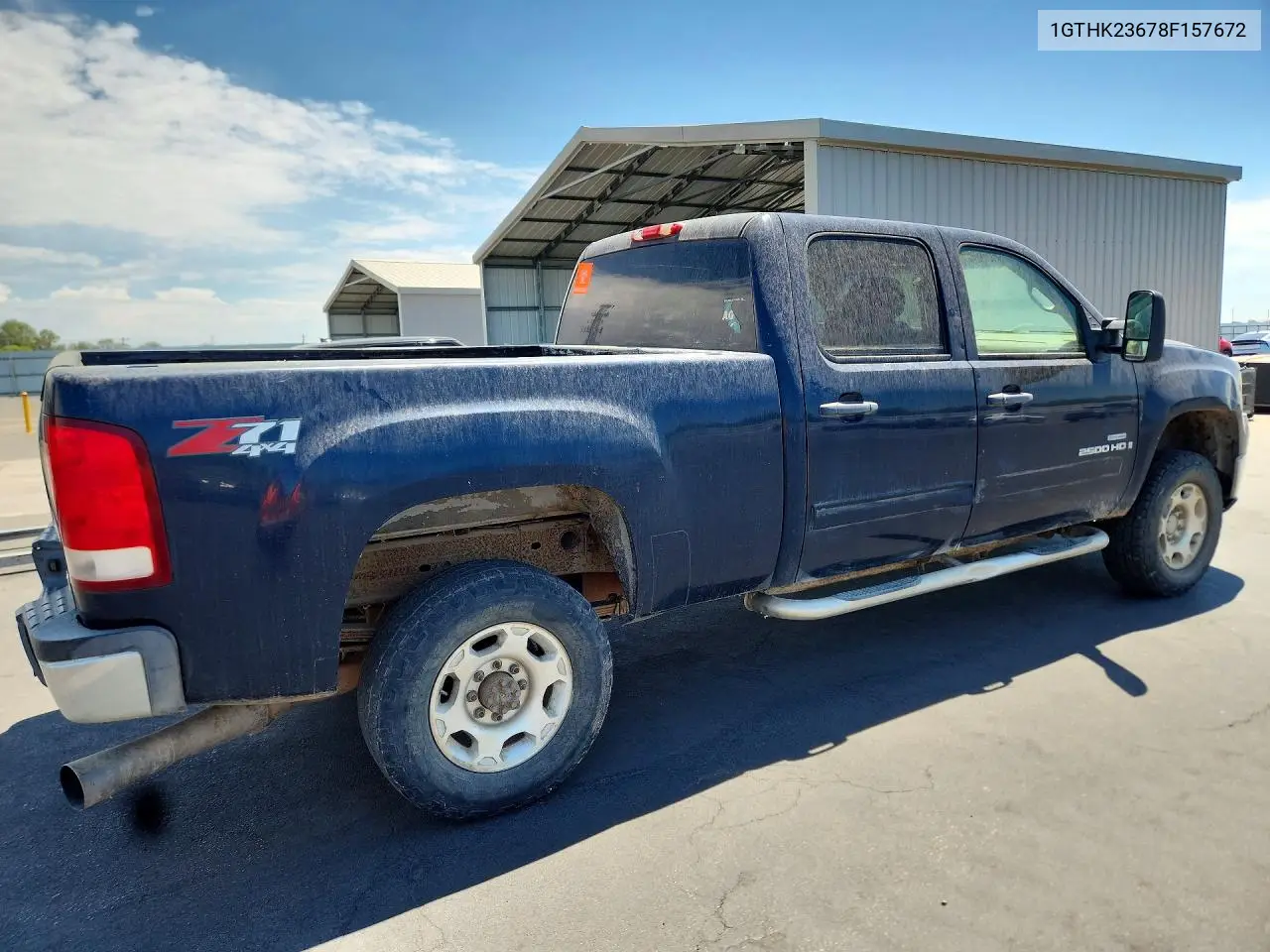 2008 GMC Sierra K2500 Heavy Duty VIN: 1GTHK23678F157672 Lot: 61510506