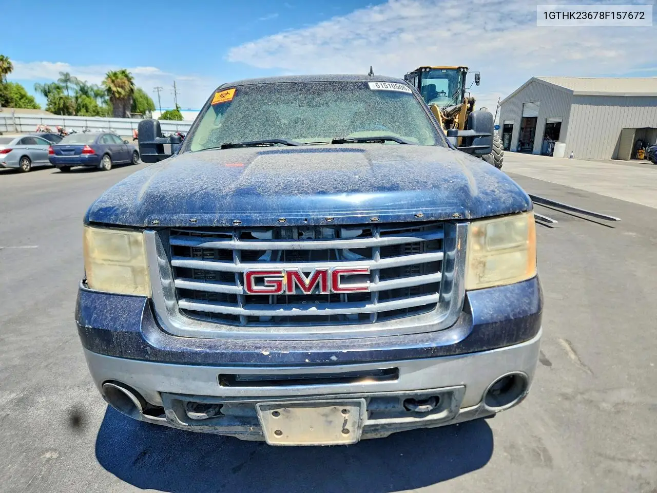 2008 GMC Sierra K2500 Heavy Duty VIN: 1GTHK23678F157672 Lot: 61510506