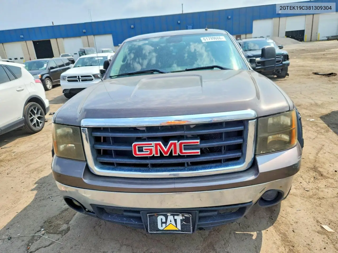2008 GMC Sierra K1500 VIN: 2GTEK19C381309304 Lot: 61799666