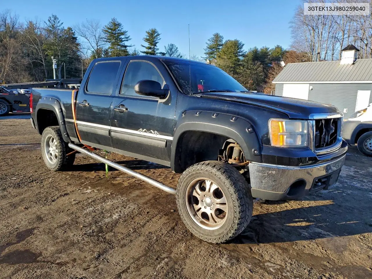 3GTEK13J98G259040 2008 GMC Sierra K1500