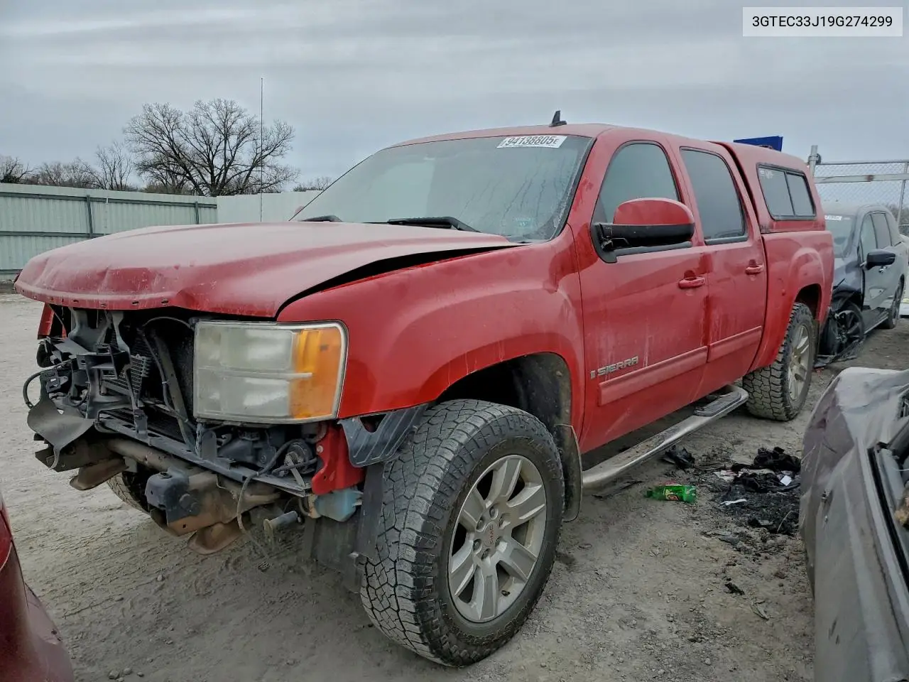 3GTEC33J19G274299 2009 GMC Sierra C1500 Slt
