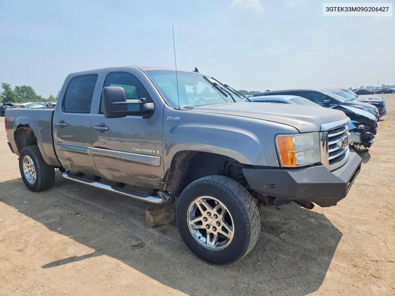 2009 GMC Sierra K1500 Slt VIN: 3GTEK33M09G206427 Lot: 61425846