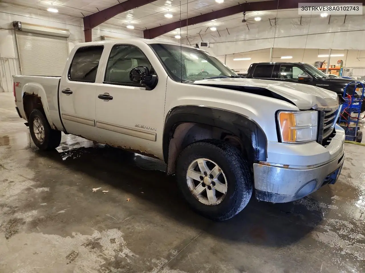 2010 GMC Sierra K1500 Sle VIN: 3GTRKVE38AG102743 Lot: 58889176