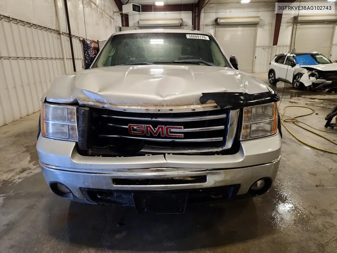 2010 GMC Sierra K1500 Sle VIN: 3GTRKVE38AG102743 Lot: 58889176