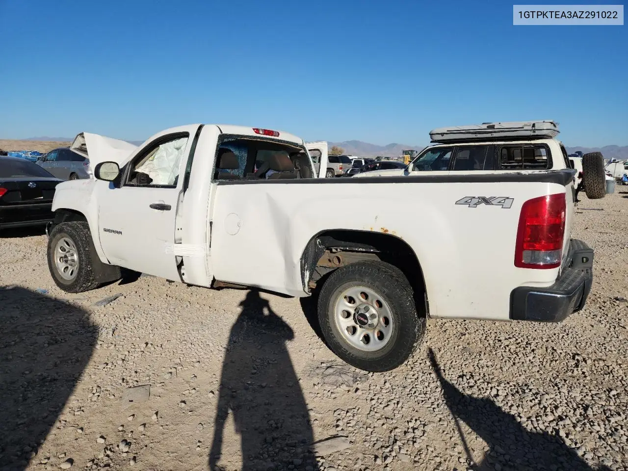 1GTPKTEA3AZ291022 2010 GMC Sierra K1500