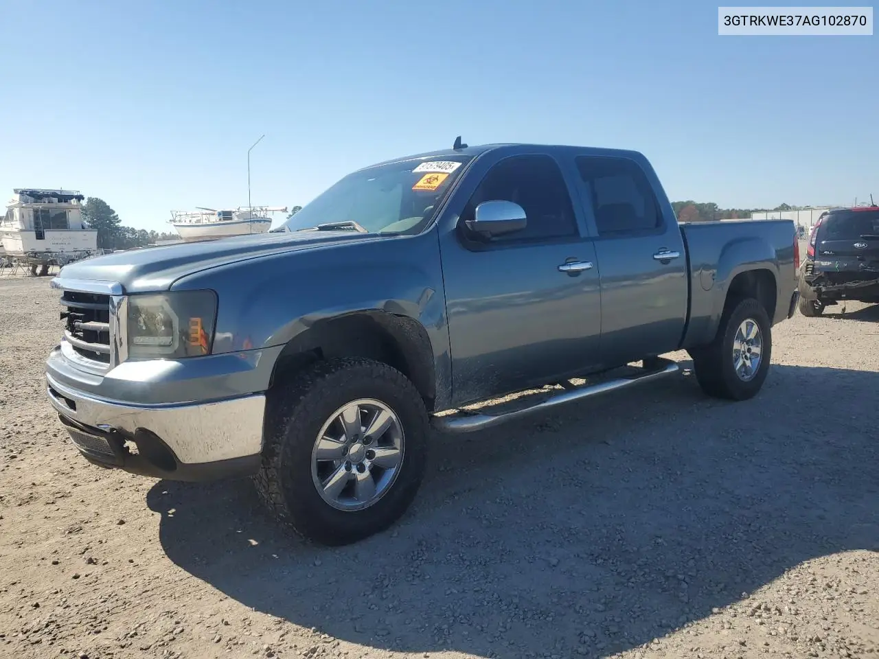 3GTRKWE37AG102870 2010 GMC Sierra K1500 Slt