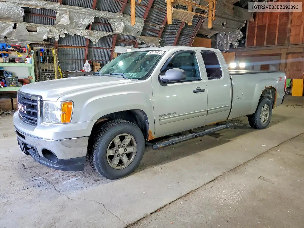 2011 GMC Sierra K1500 Sle VIN: 1GTR2VE03BZ393093 Lot: 60672486