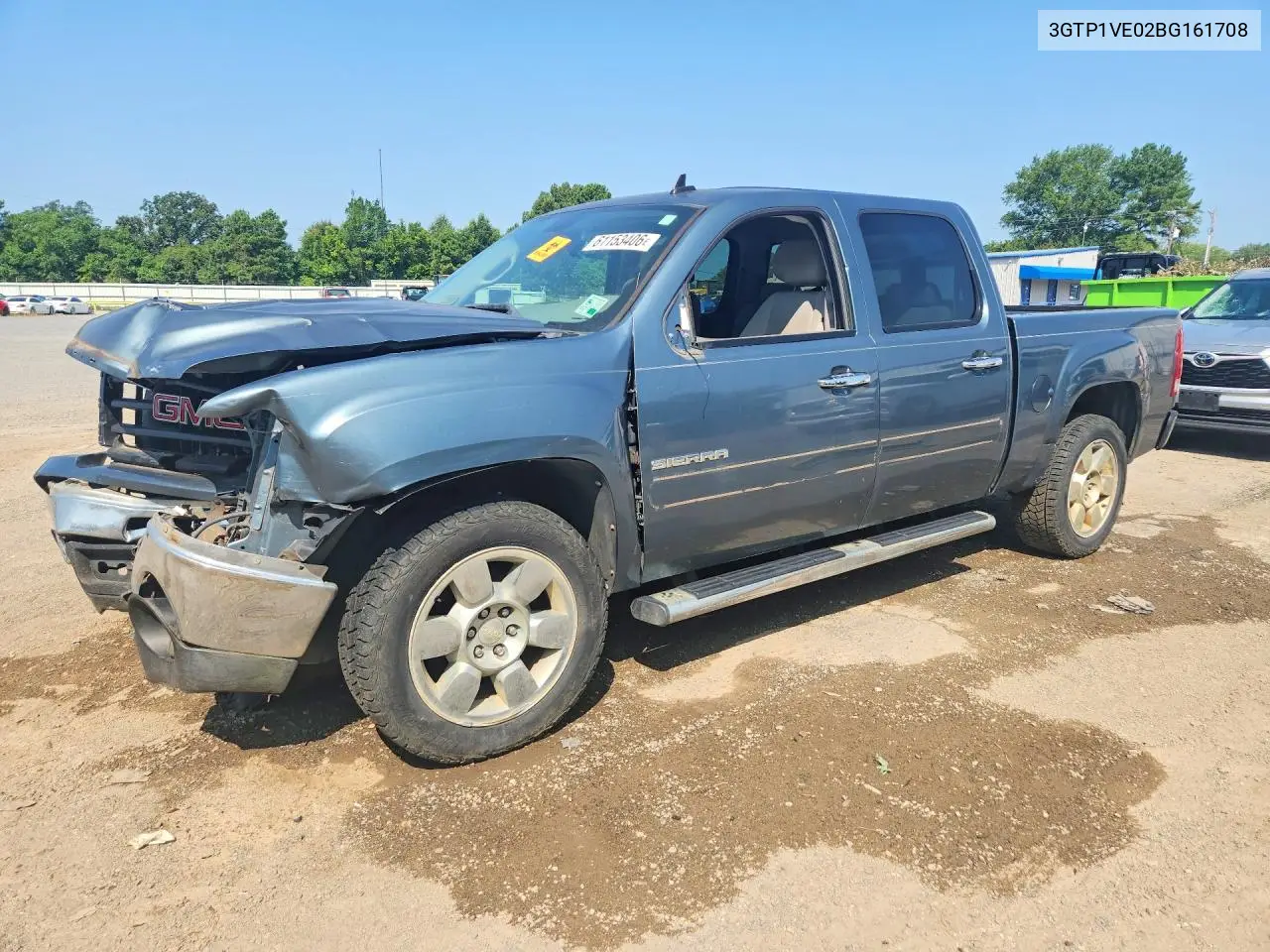 2011 GMC Sierra C1500 Sle VIN: 3GTP1VE02BG161708 Lot: 61153406