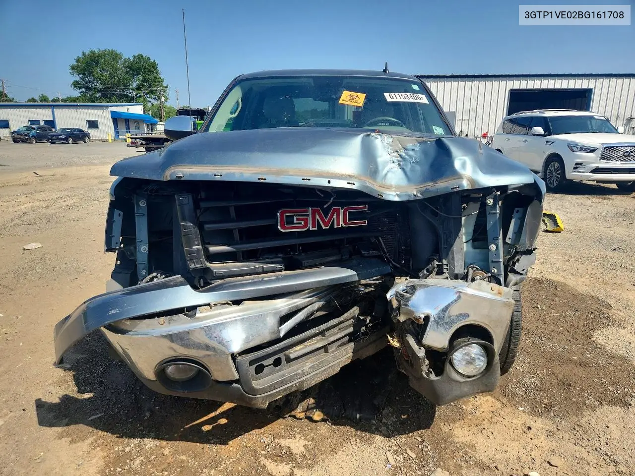 2011 GMC Sierra C1500 Sle VIN: 3GTP1VE02BG161708 Lot: 61153406