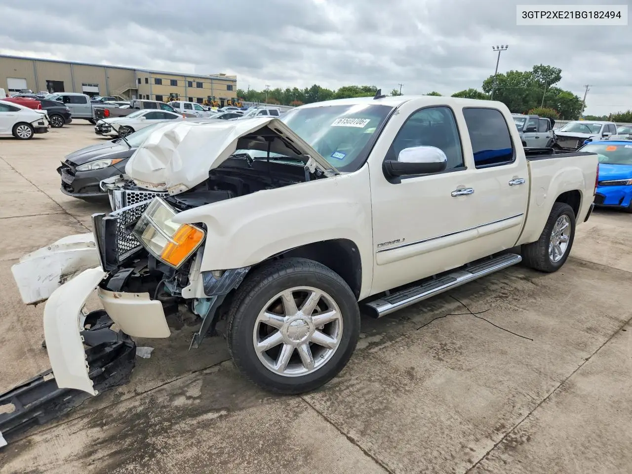 2011 GMC Sierra K1500 Denali VIN: 3GTP2XE21BG182494 Lot: 61569706