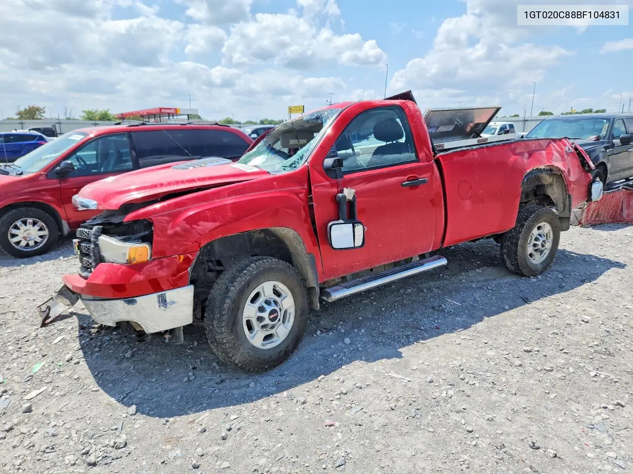 2011 GMC Sierra K2500 Sle VIN: 1GT020C88BF104831 Lot: 61855536