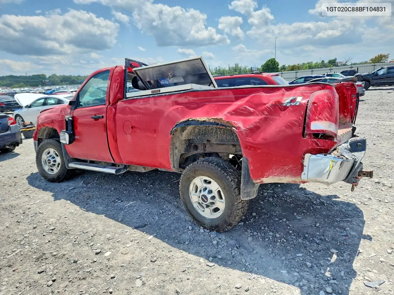 2011 GMC Sierra K2500 Sle VIN: 1GT020C88BF104831 Lot: 61855536