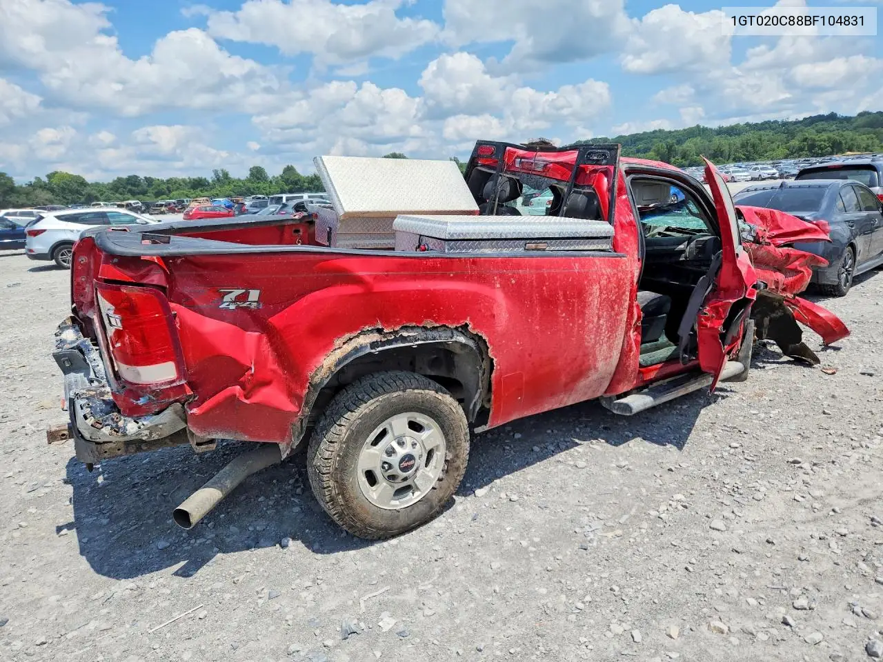 2011 GMC Sierra K2500 Sle VIN: 1GT020C88BF104831 Lot: 61855536