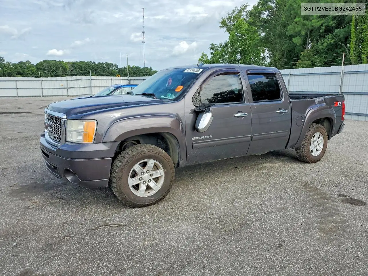 3GTP2VE30BG242455 2011 GMC Sierra K1500 Sle