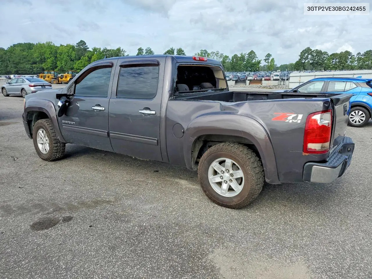 3GTP2VE30BG242455 2011 GMC Sierra K1500 Sle