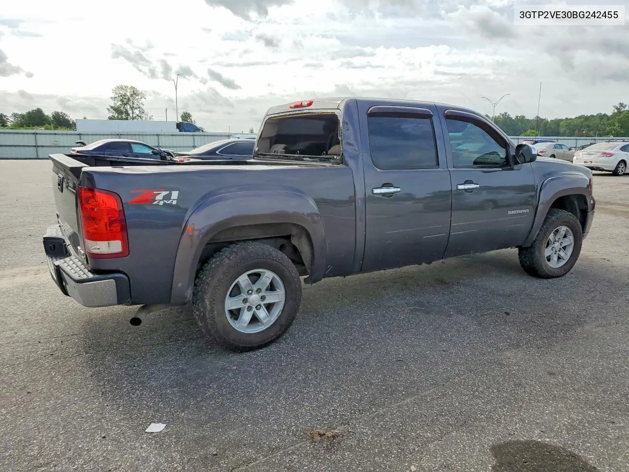 3GTP2VE30BG242455 2011 GMC Sierra K1500 Sle