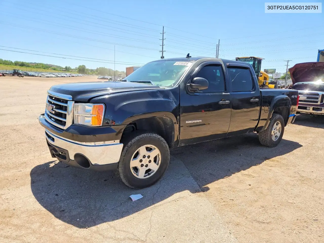 2012 GMC Sierra K1500 Sl VIN: 3GTP2UEA5CG120751 Lot: 57255306