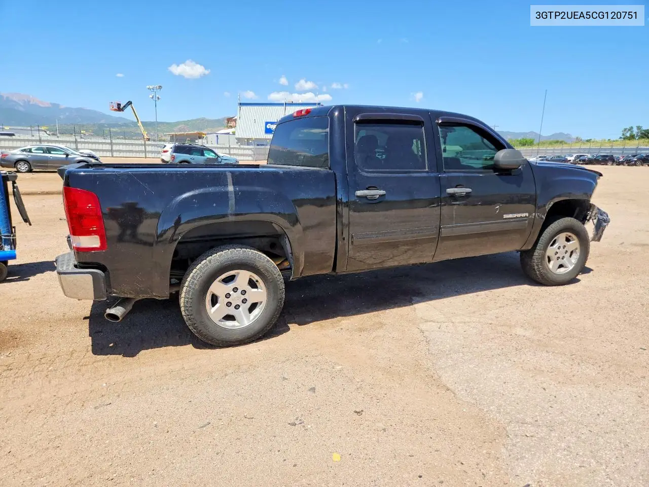 2012 GMC Sierra K1500 Sl VIN: 3GTP2UEA5CG120751 Lot: 57255306