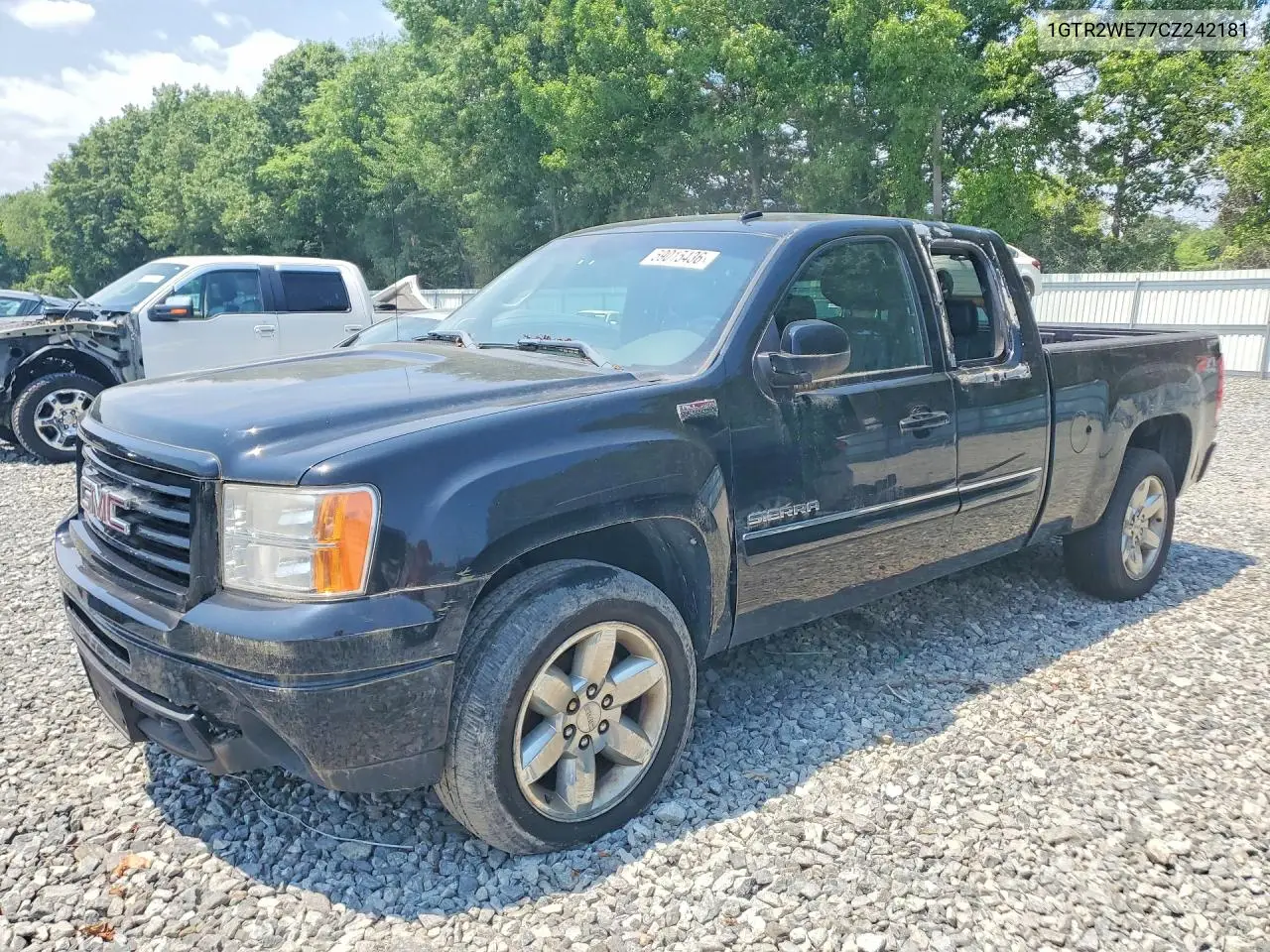 2012 GMC Sierra K1500 Slt VIN: 1GTR2WE77CZ242181 Lot: 59015436