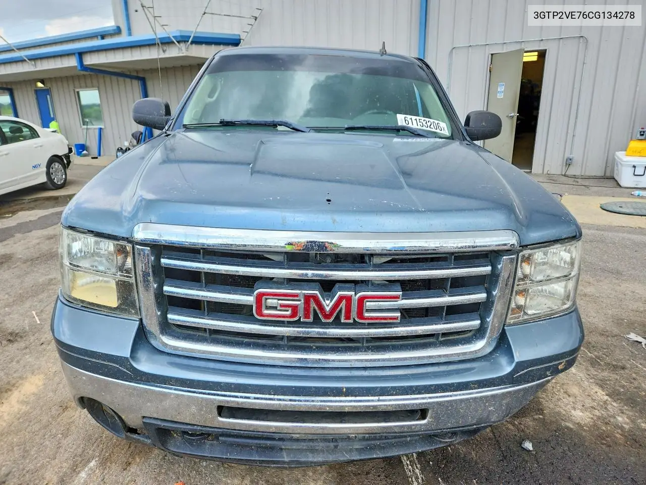 2012 GMC Sierra K1500 Sle VIN: 3GTP2VE76CG134278 Lot: 61153206