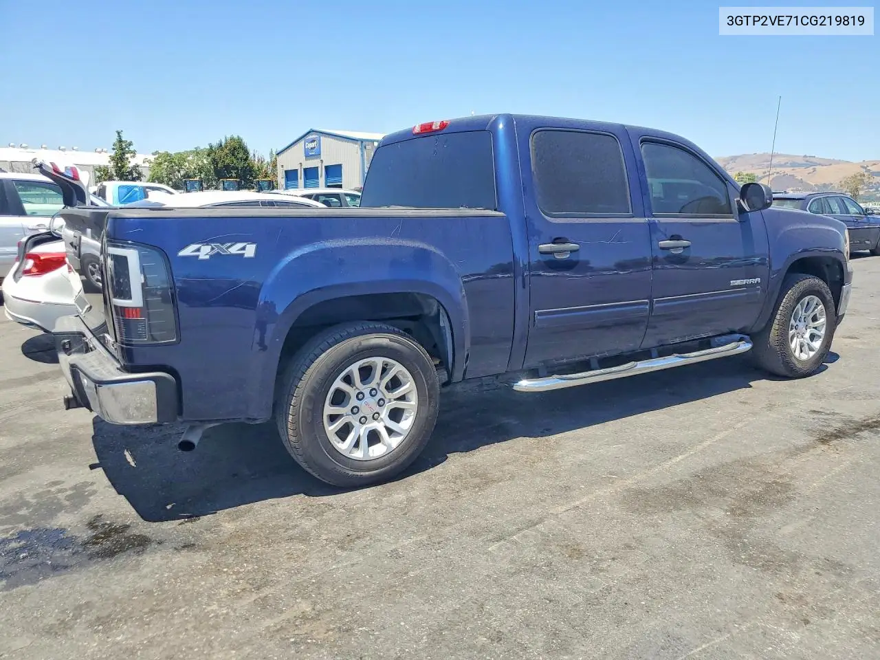 2012 GMC Sierra K1500 Sle VIN: 3GTP2VE71CG219819 Lot: 61180816