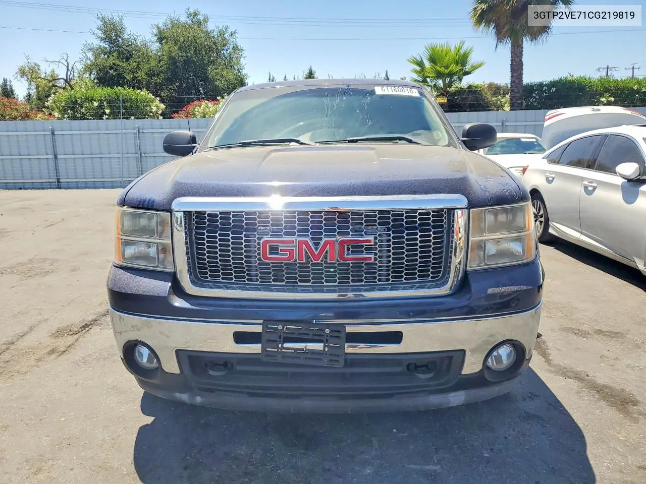 2012 GMC Sierra K1500 Sle VIN: 3GTP2VE71CG219819 Lot: 61180816