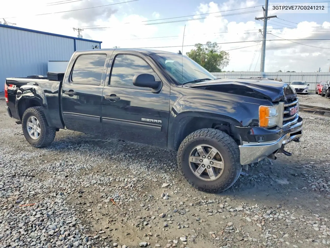 2012 GMC Sierra K1500 Sle VIN: 3GTP2VE77CG241212 Lot: 61676296