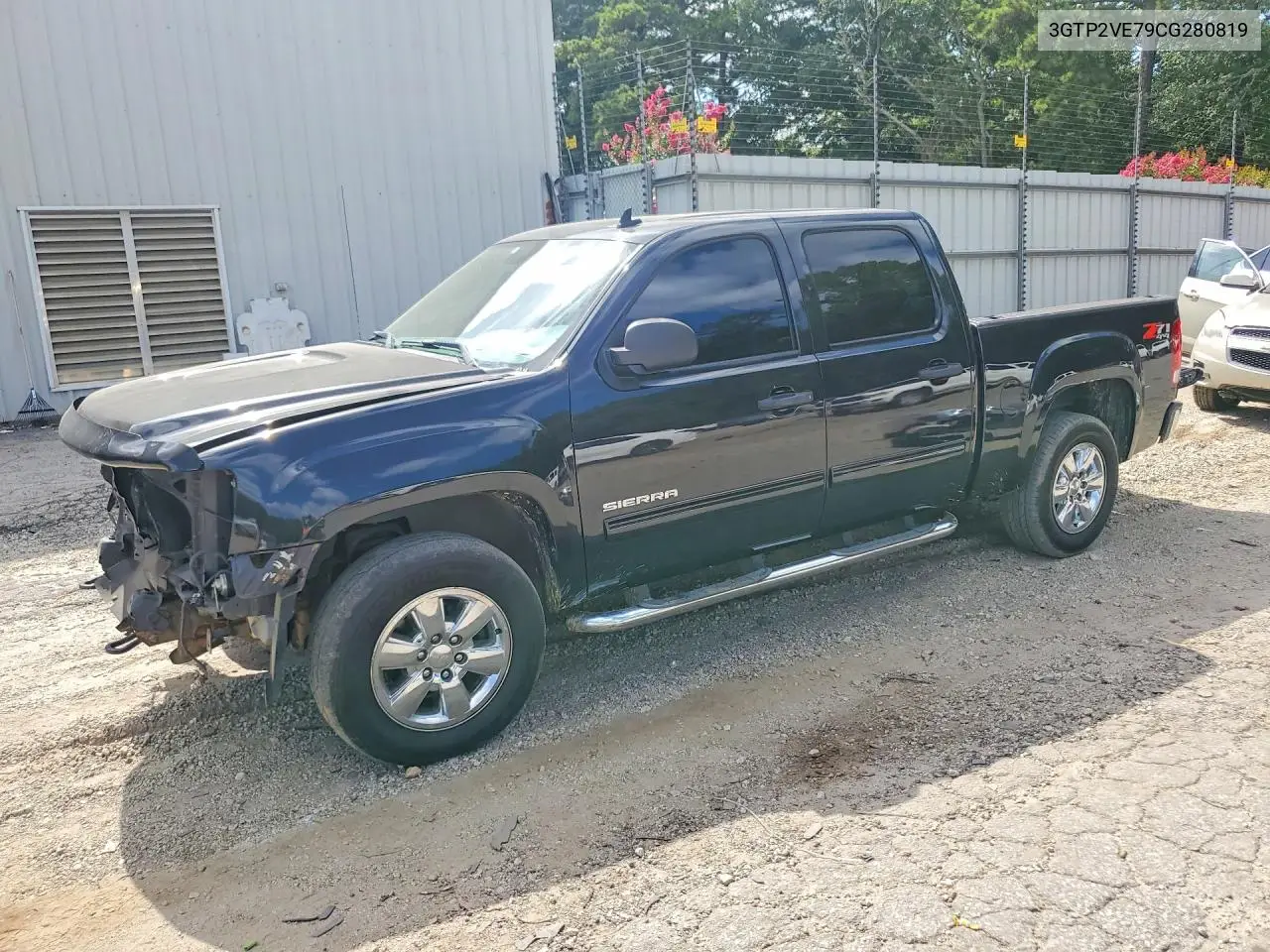 2012 GMC Sierra K1500 Sle VIN: 3GTP2VE79CG280819 Lot: 61703136