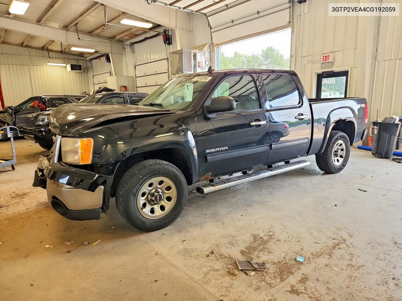 3GTP2VEA4CG192059 2012 GMC Sierra K1500 Sle