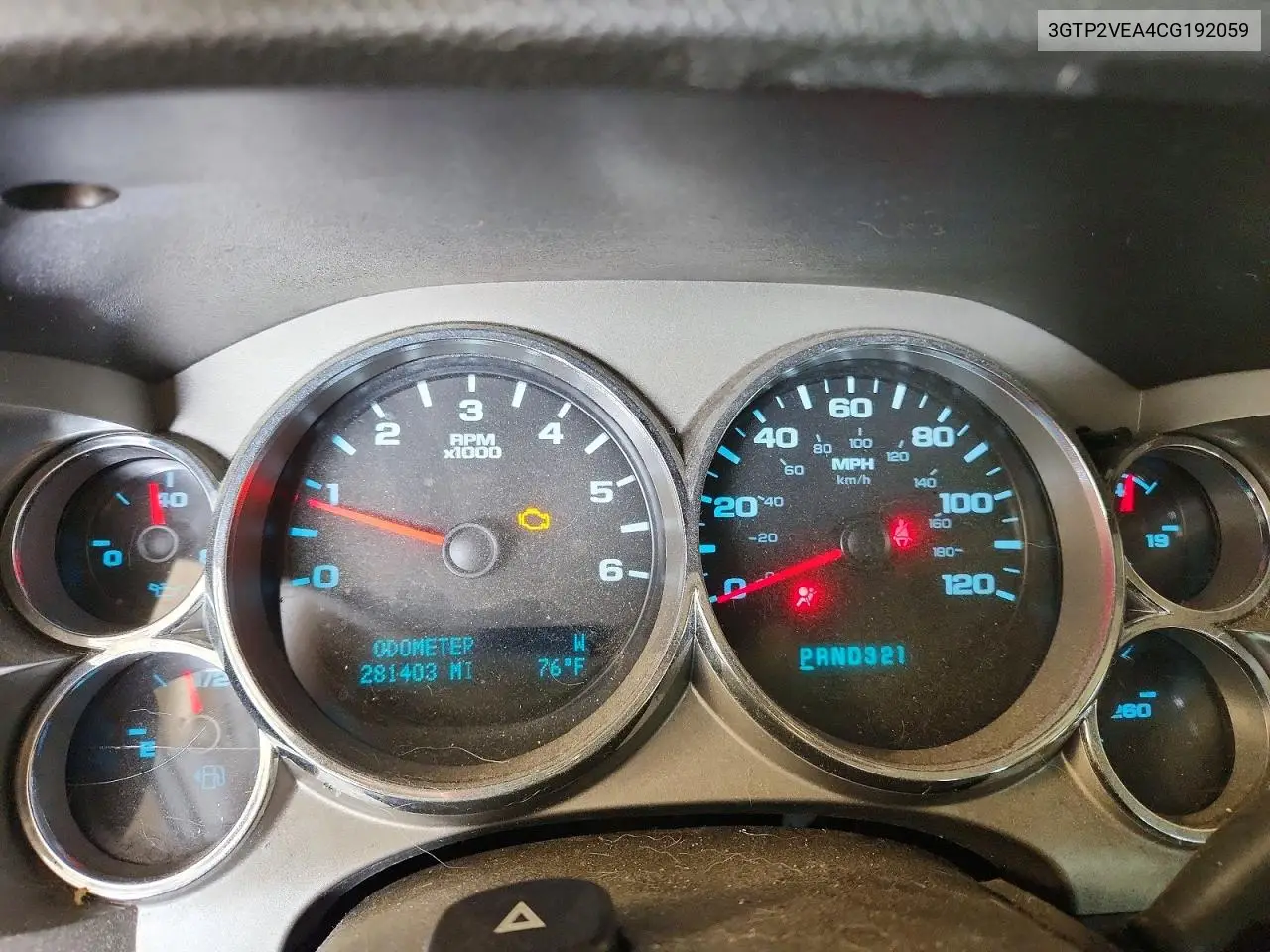 3GTP2VEA4CG192059 2012 GMC Sierra K1500 Sle