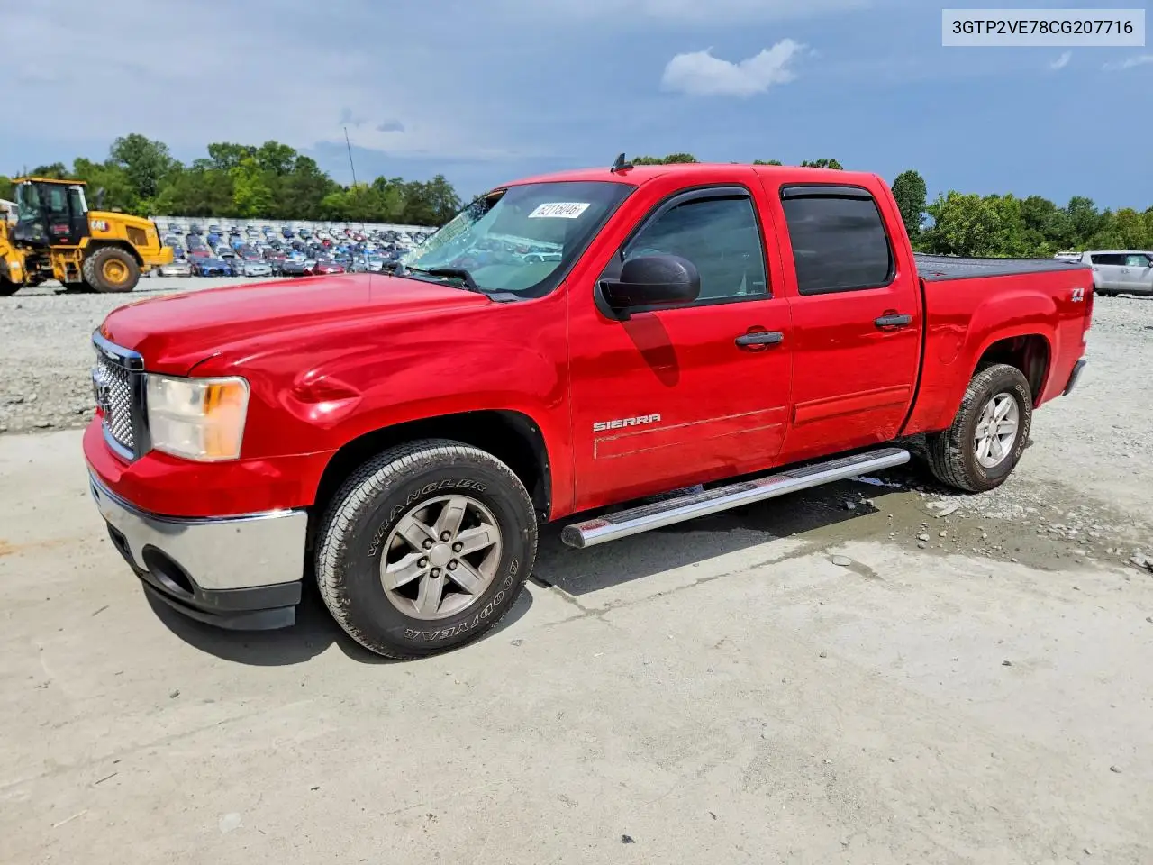 2012 GMC Sierra K1500 Sle VIN: 3GTP2VE78CG207716 Lot: 62115046