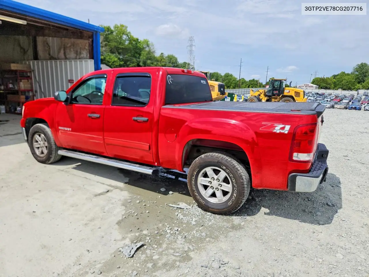 2012 GMC Sierra K1500 Sle VIN: 3GTP2VE78CG207716 Lot: 62115046