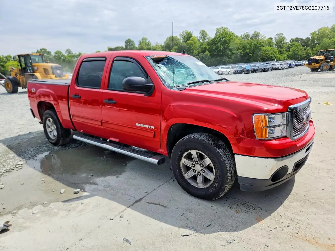 2012 GMC Sierra K1500 Sle VIN: 3GTP2VE78CG207716 Lot: 62115046
