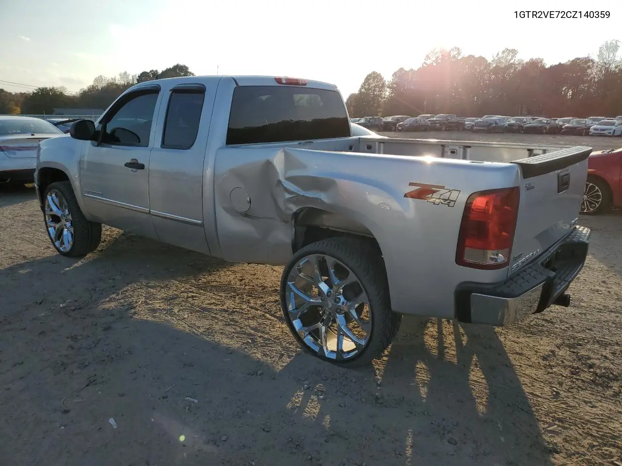1GTR2VE72CZ140359 2012 GMC Sierra K1500 Sle