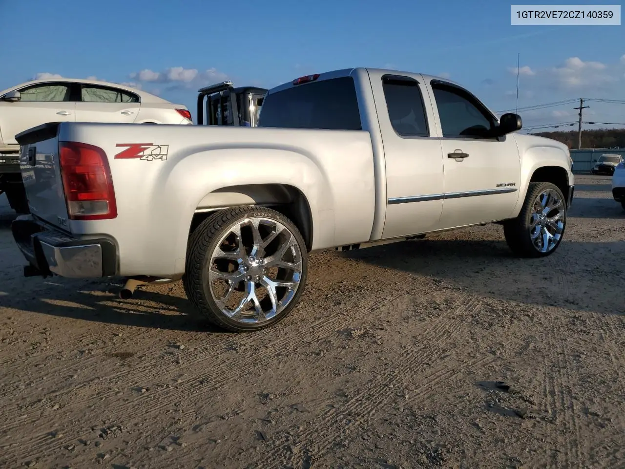 1GTR2VE72CZ140359 2012 GMC Sierra K1500 Sle