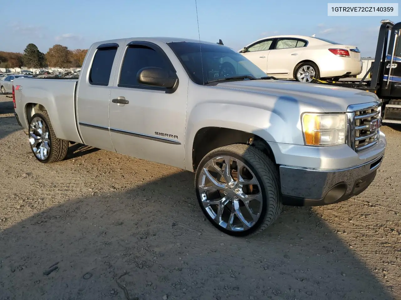 1GTR2VE72CZ140359 2012 GMC Sierra K1500 Sle