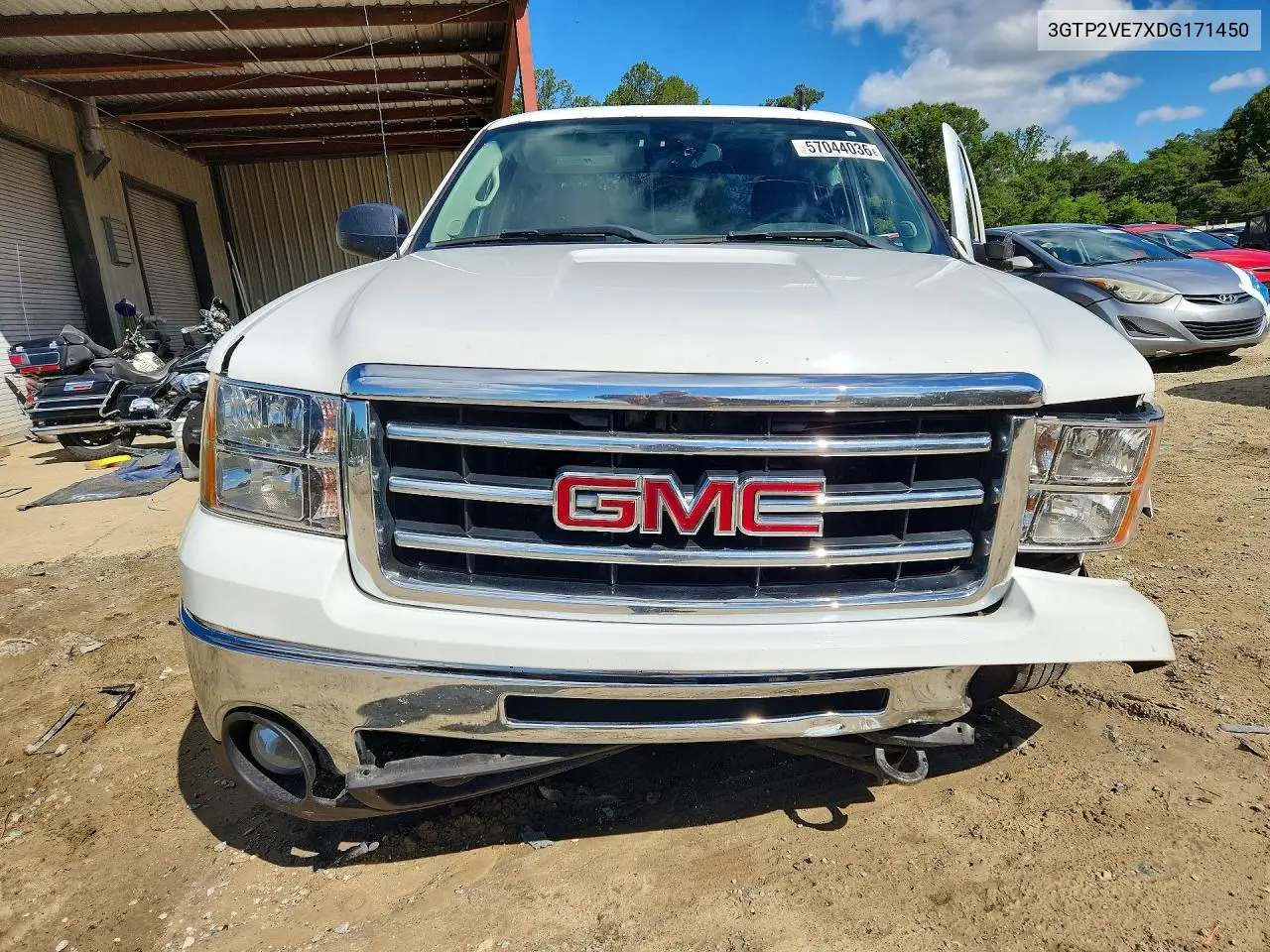 2013 GMC Sierra K1500 Sle VIN: 3GTP2VE7XDG171450 Lot: 57044036
