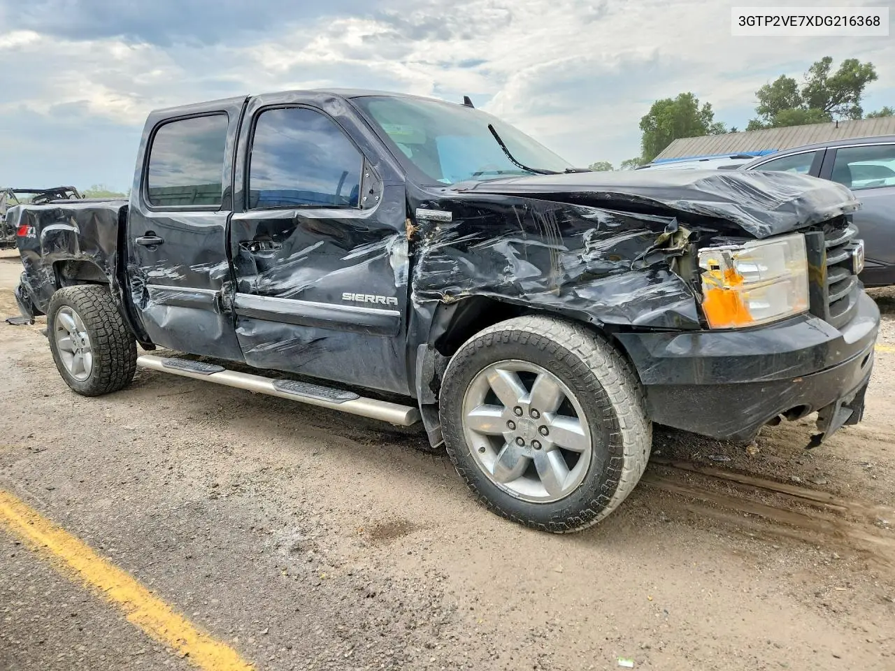 2013 GMC Sierra K1500 Sle VIN: 3GTP2VE7XDG216368 Lot: 60110746
