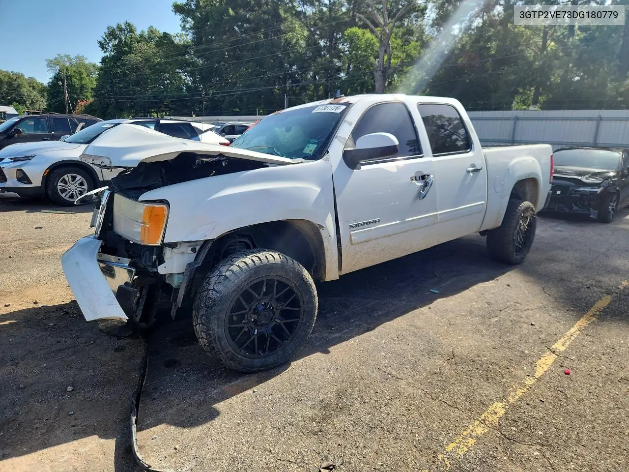 2013 GMC Sierra K1500 Sle VIN: 3GTP2VE73DG180779 Lot: 61367726