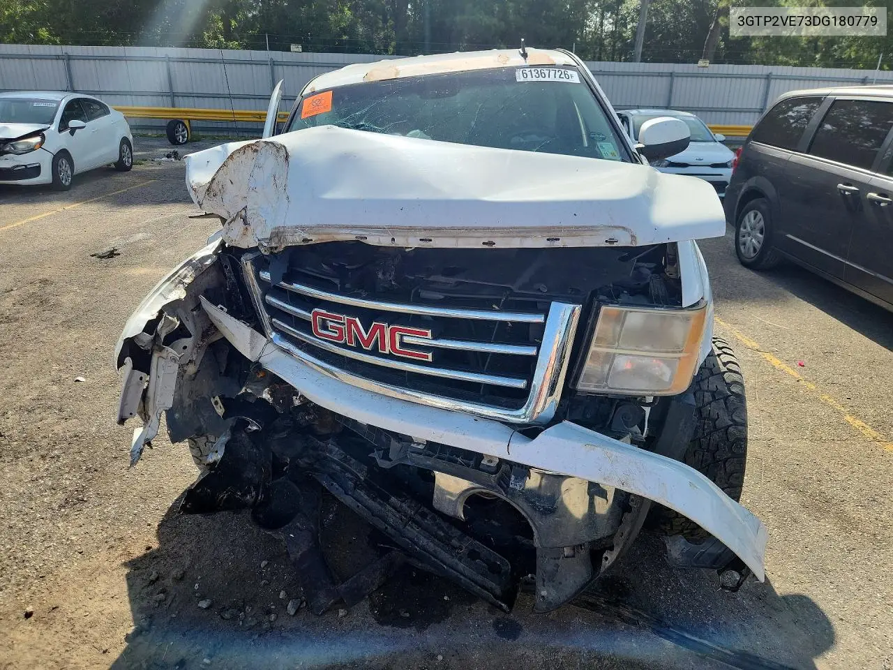 2013 GMC Sierra K1500 Sle VIN: 3GTP2VE73DG180779 Lot: 61367726