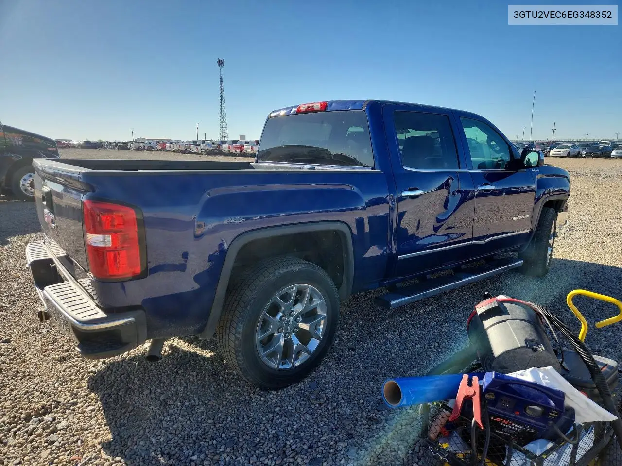 2014 GMC Sierra K1500 Slt VIN: 3GTU2VEC6EG348352 Lot: 57677146
