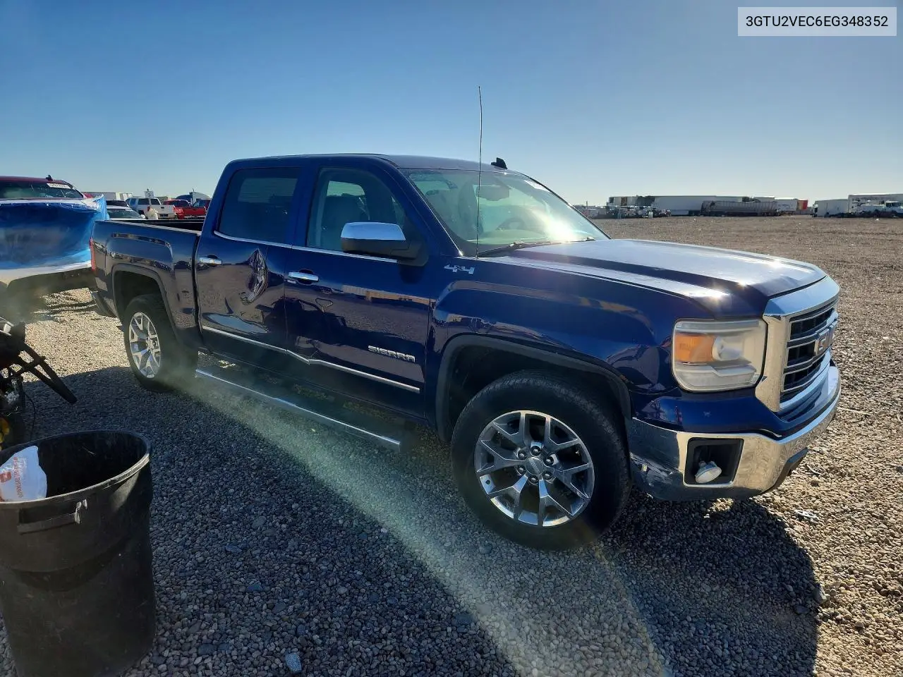2014 GMC Sierra K1500 Slt VIN: 3GTU2VEC6EG348352 Lot: 57677146