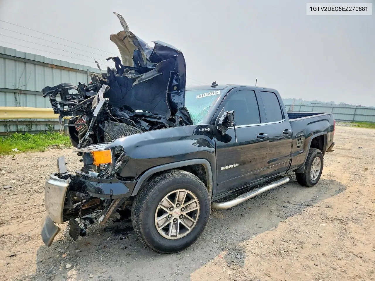 2014 GMC Sierra K1500 Sle VIN: 1GTV2UEC6EZ270881 Lot: 61142716