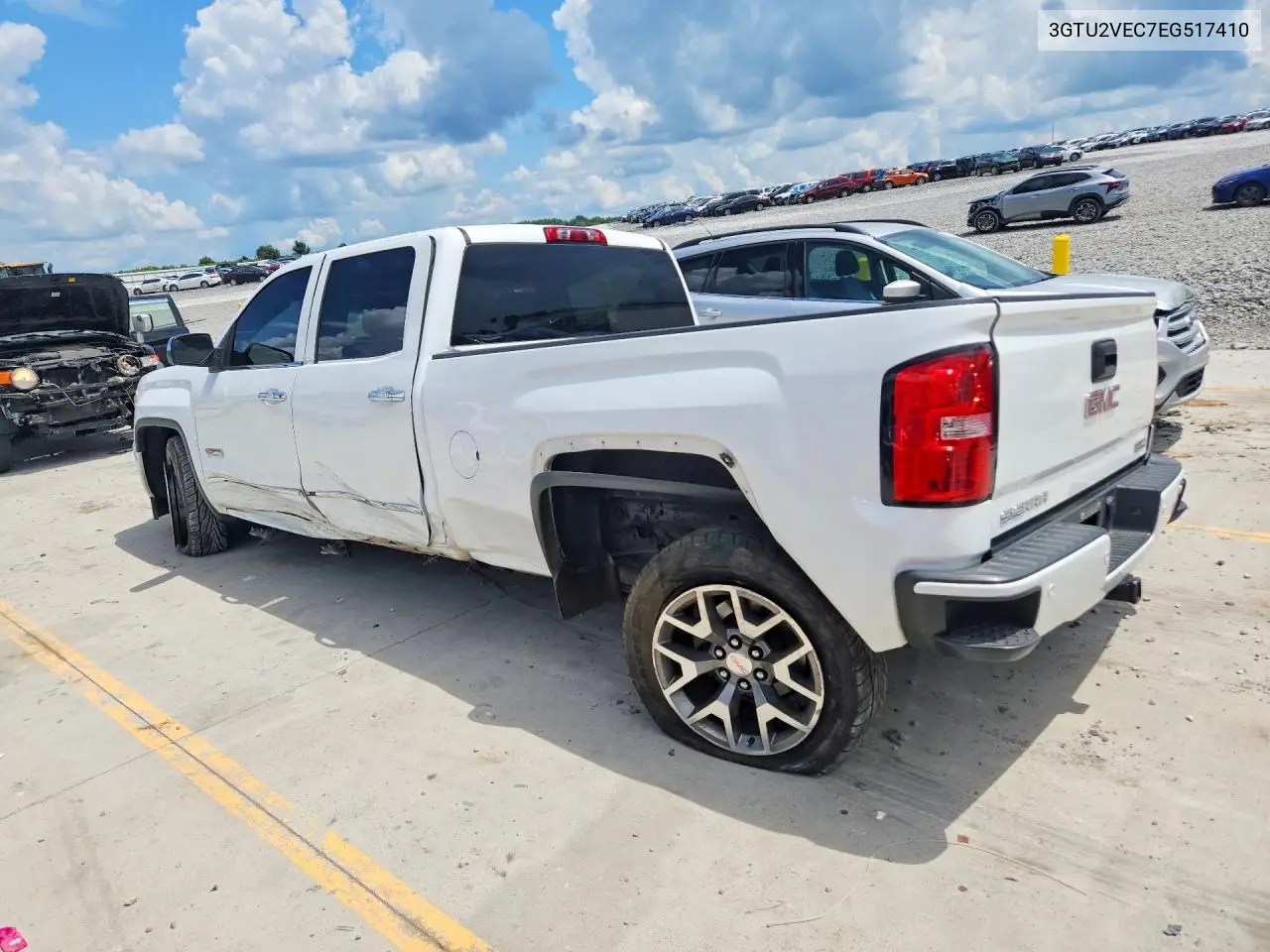 2014 GMC Sierra K1500 Slt VIN: 3GTU2VEC7EG517410 Lot: 61537916