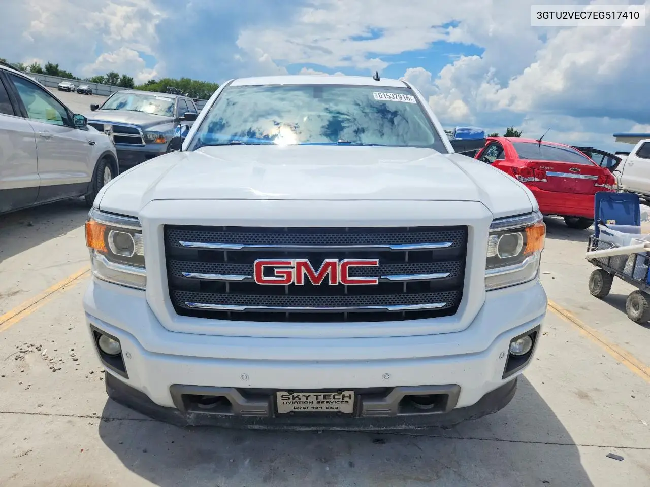 2014 GMC Sierra K1500 Slt VIN: 3GTU2VEC7EG517410 Lot: 61537916