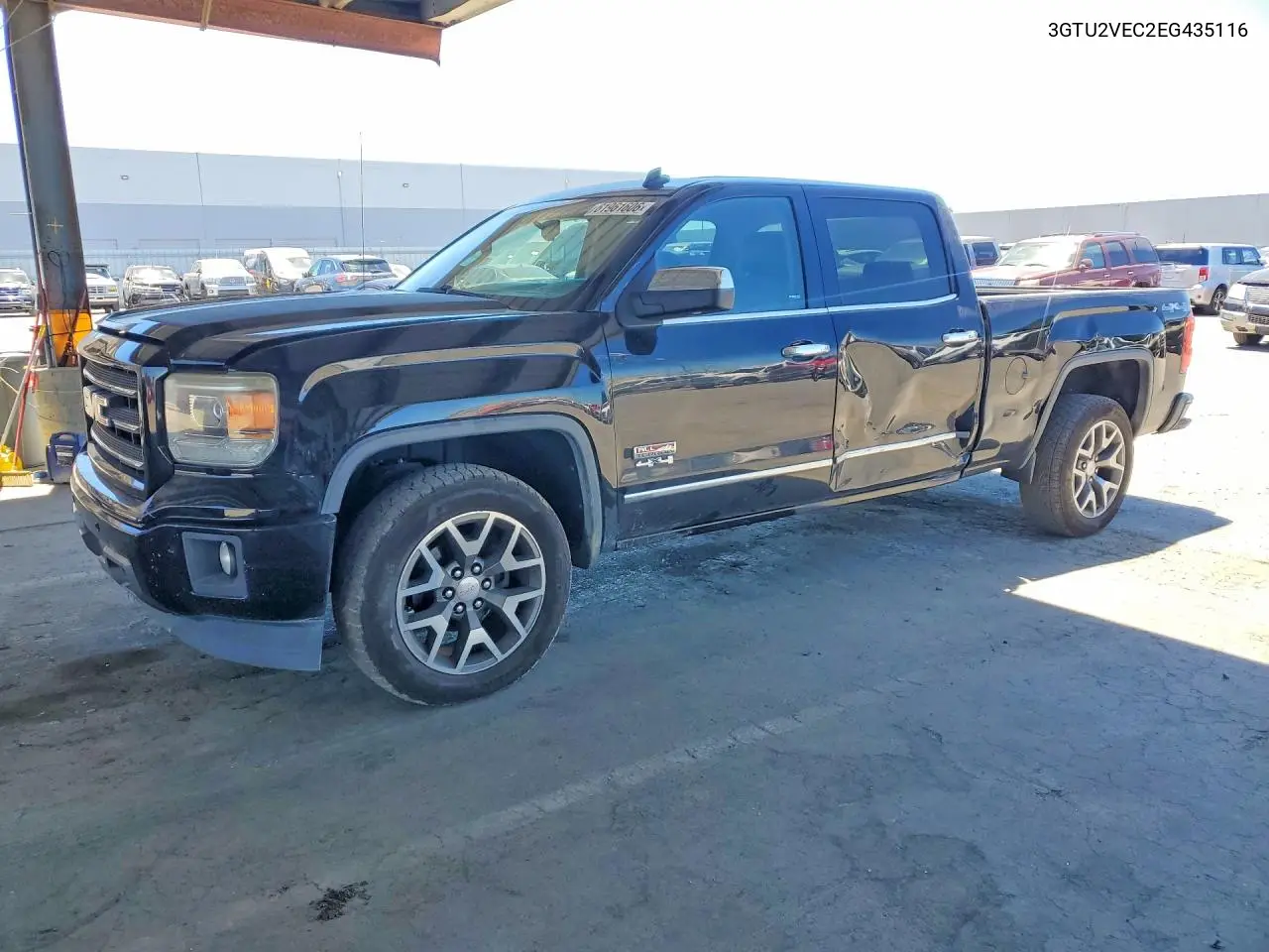 2014 GMC Sierra K1500 Slt VIN: 3GTU2VEC2EG435116 Lot: 61961606