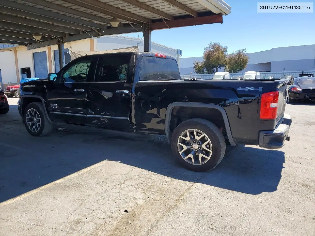 2014 GMC Sierra K1500 Slt VIN: 3GTU2VEC2EG435116 Lot: 61961606