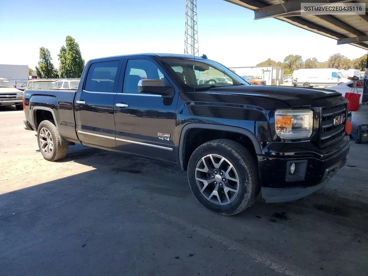 2014 GMC Sierra K1500 Slt VIN: 3GTU2VEC2EG435116 Lot: 61961606