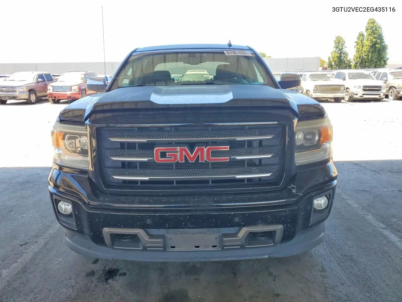 2014 GMC Sierra K1500 Slt VIN: 3GTU2VEC2EG435116 Lot: 61961606