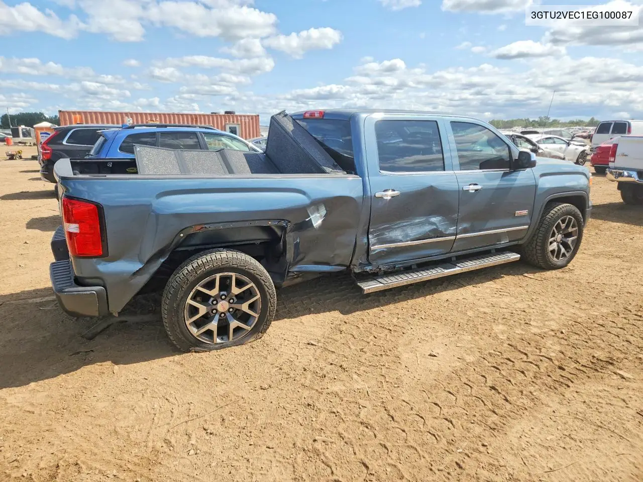 2014 GMC Sierra K1500 Slt VIN: 3GTU2VEC1EG100087 Lot: 62080116